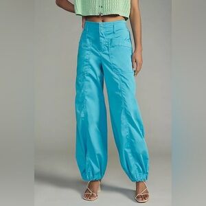 Maeve for Anthropologie Blue Cargo Pants